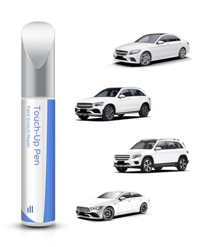 149/9149 Polar White Touch Up Paint Compatible with Mercedes-Benz Exact Match–Chips and Nicks Touch Up