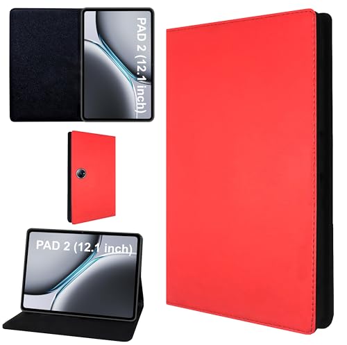 Image of TGK Flip Case Cover for OnePlus Pad 2 12.1 inch Tablet (Red)