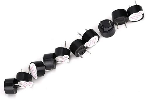 Miniatura 3 de 10 unids DC 3 V activa zumbador alarma electromagnética zumbadores piezoeléctricos activa alarma sonda industrial 0.354x0.236 in/0.354x0.217 in