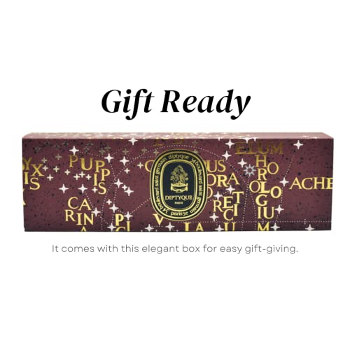 Diptyque Set Of 5 35G Small Scented Candles Limited Edition Holiday Gift Set:: Baies / Berries, Roses, Figuier / Fig Tree, Ambre / Amber And Tubéreuse / Tuberose #TOP2