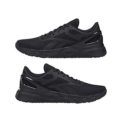 Reebok Men's Nanoflex Cross Trainer, Core Black/True Grey, 10
