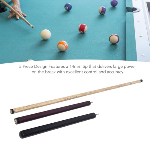 Taco de Billar RiToEasysports 3 piezas 4.6FT Madera miniatura 3