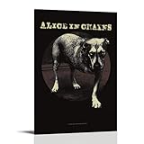 Photo Gallery yruawrh poster decorativo da parete su tela, motivo: alice in chains, stile vintage, per camera da letto, soggiorno, 40 x 60 cm, con cornice Photo Gallery yruawrh poster decorativo da parete su tela, motivo: alice in chains, stile vintage, per camera da letto, soggiorno, 40 x 60 cm, con cornice