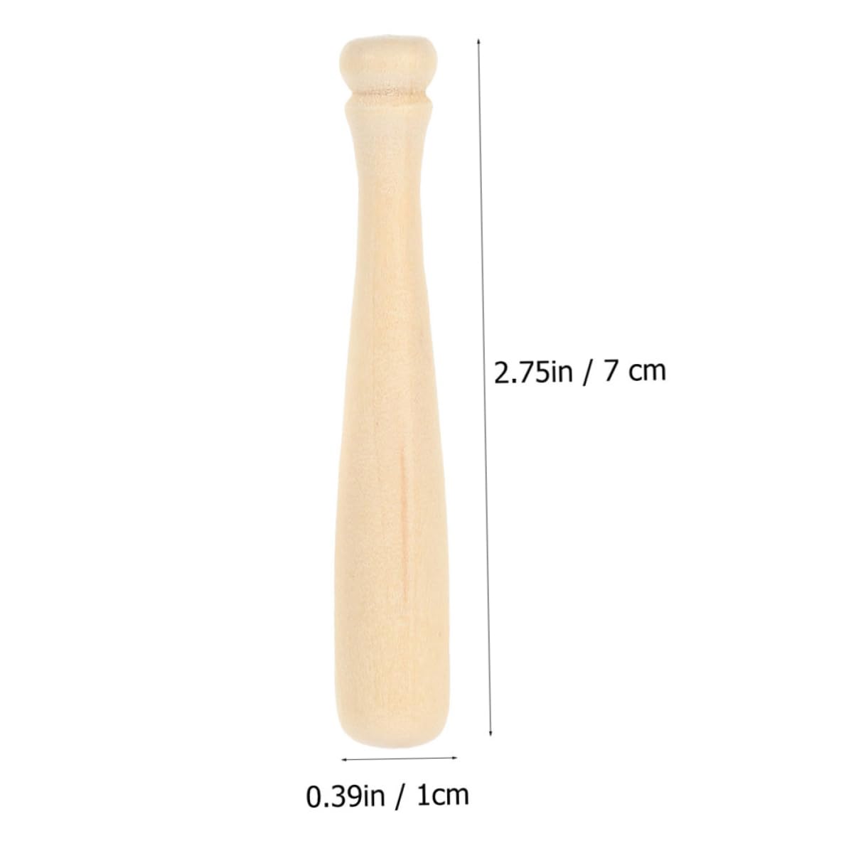 KICHOUSE DIY Miniature Baseball Bat Craft Kit 10pcs Baseball Craft Supplies for Boys and Girls