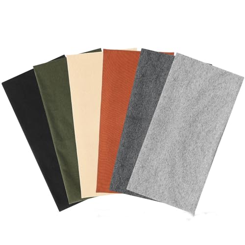 6 Pack Cotton Stretchy Headbands for Workouts Yoga Wide Head Bands for Women Girls (Width 4.7 inches)