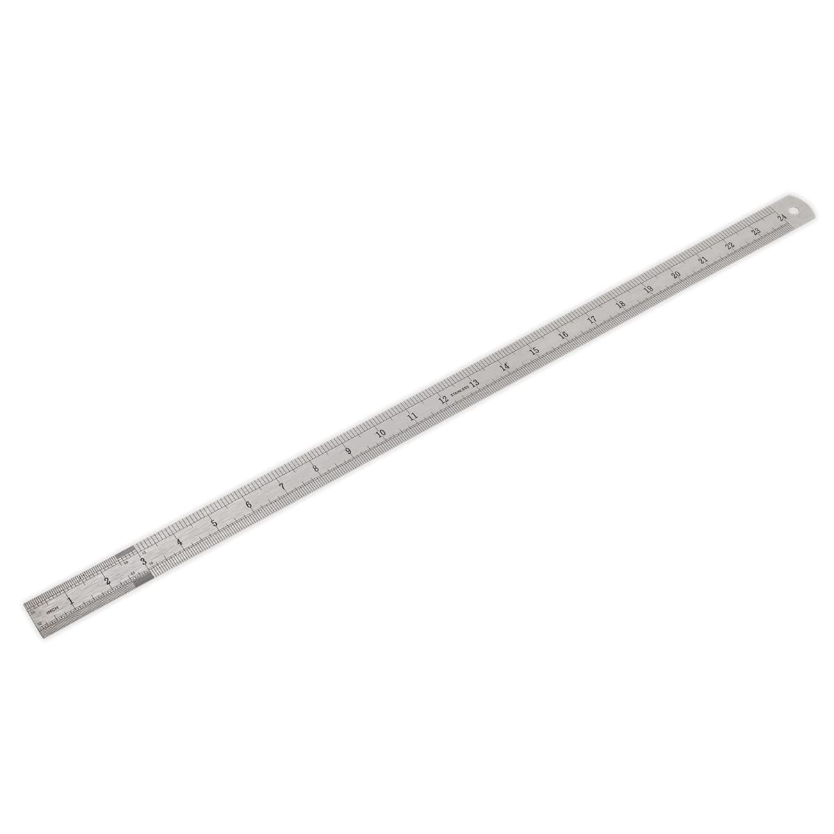 Sealey AK9642 Steel Rule, 600mm Length, Silver