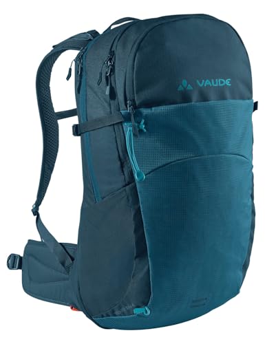 VAUDE Wanderrucksack Wizard Blau 24+4, wasserabweisender Rucksack Damen & Herren, komfortabler...