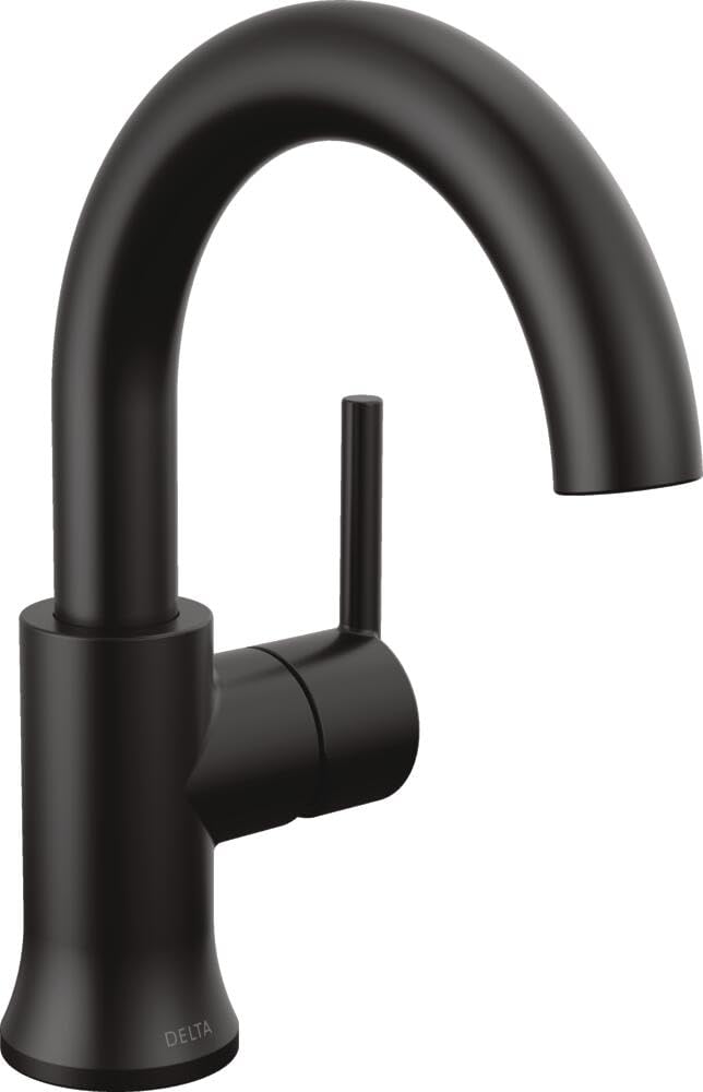 Delta Faucet Trinsic Single Hole Swivel Spout Bathroom Faucet