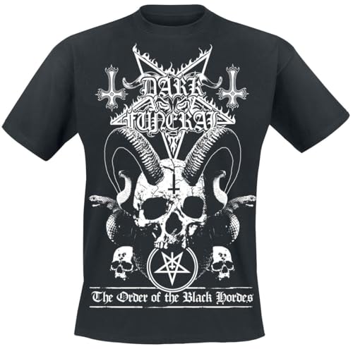 T-shirt Dark Funeral noir pour les concerts metal et les festivals de musique extrême