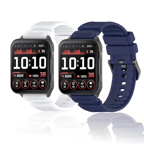 NOUKAJU 2pack correa silicona para Garmin Venu X1