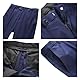 KUDMOL Herren Anzug 3 Stücke Slim Fit Anzug Business Hochzeit Formal Dinner Zwei Knöpfe Smoking Anzug für Männer Klassischer Blazer Weste Hose Set