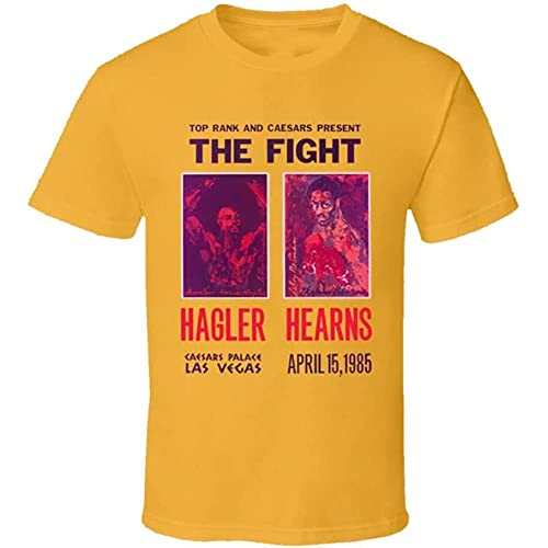 MEIGUI Hearns Vs Hagler Boxing Poster T Shirt Colour22 XXL