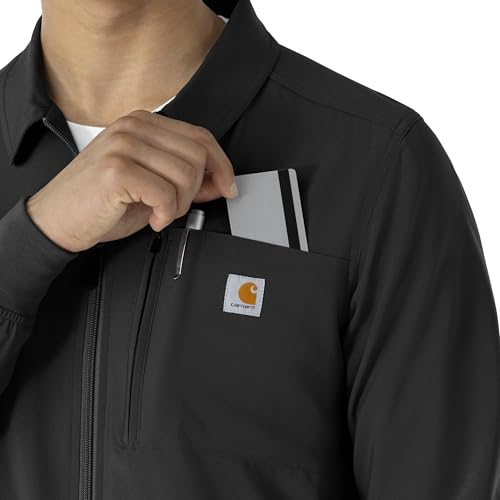 Carhartt Rugged Flex Men's Bonded Fleece Jacket, Black, S - image 7
