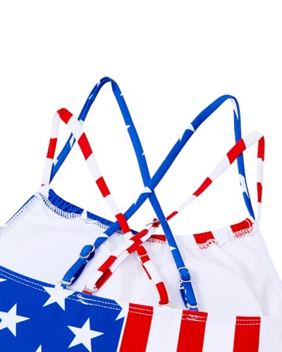 Image of Girls One Piece Swimsuits Teens Bathing Suits Teen Swimsuits Quick Dry Halter Crossback Beach Sport UPF 50 Kids Swimwear