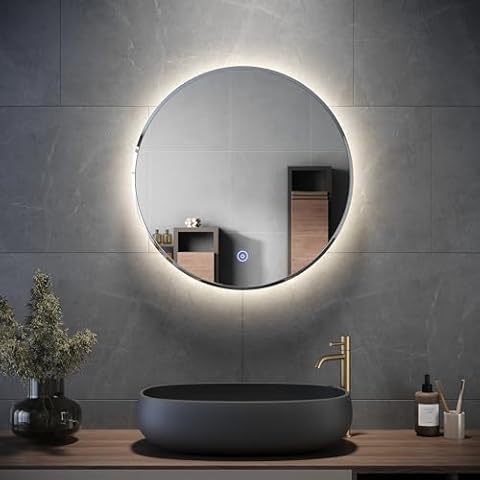 ELEGANT 600x600mm Backlit Bathroom Mirror Cover