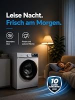 Midea Waschmaschine 8 kg EEK A‑30% BLDC Inverter Motor weiß MFV5EW80WBA30 – Ansicht 8
