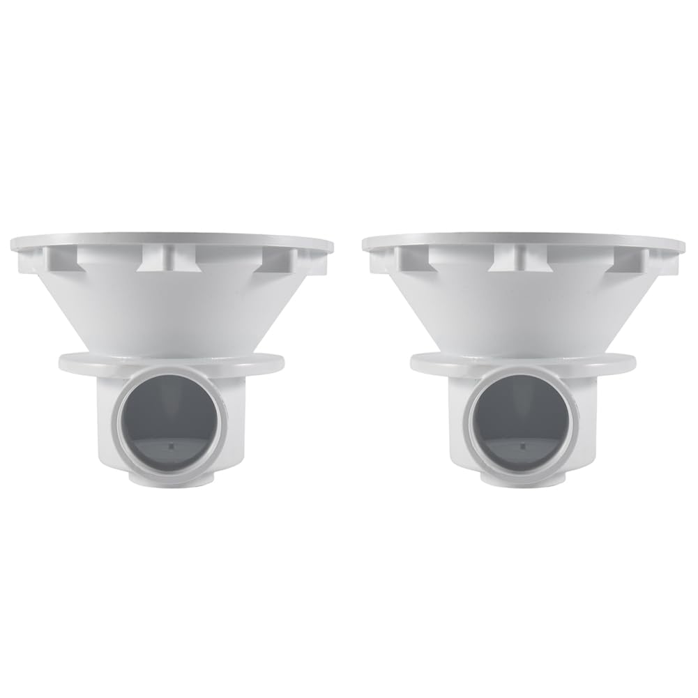 Jnchdghwa 2X Swimming Pool Main Drain Cover,ABS Swimming Pool Main Drain Floor Drain 2in Water Inlet Draining,Pool Equipment Parts