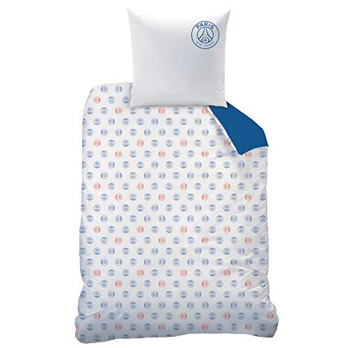 CTI PSG Classic Beddengoed, katoen, blauw, 140 x 200 cm + 63 x 63 cm - Afbeelding 6