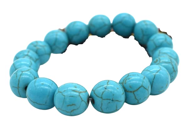 Turquoise naturelle de guérison en perles de 8mm pour équilibrer l'esprit