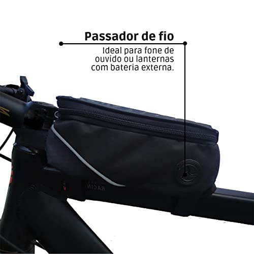 Bolsa Porta Celular de Quadro Para Bike, Bicicleta Suporte Acessórios Porta Trecos MTB…