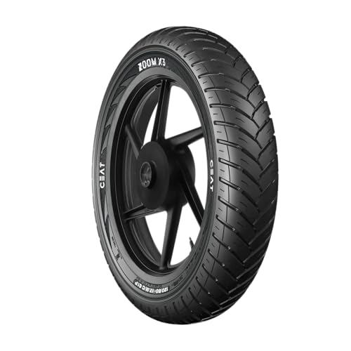 Image of CEAT 130 /90-15 ZOOM X3 66P TUBELESS TYRE | Rear | Car Tyre for Front and Rear