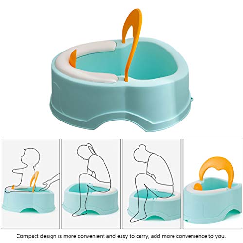 Toddmomy Cadeira de banheiro infantil 2 em 1 vaso sanitário de treinamento removível assento de trei