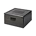 Thermo Future Box Quadratische Thermobx Kühlbox Transportbox Warmhaltebox und Isolierbox mit Deckel, Thermobox aus EPP (expandiertes Polypropylen), Schwarz, 21 l