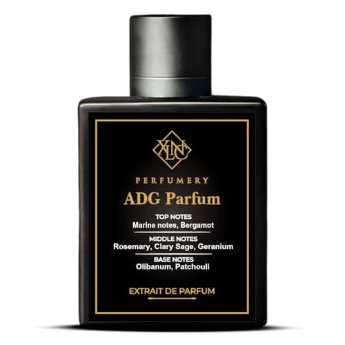 Image of XLNC ADG Parfum Unisex Luxury Perfume for Men & Women, Premium Long-Lasting Fragrance with Marine Notes, Bergamot & Rosemary, Fresh Extrait de Parfum, 20ml