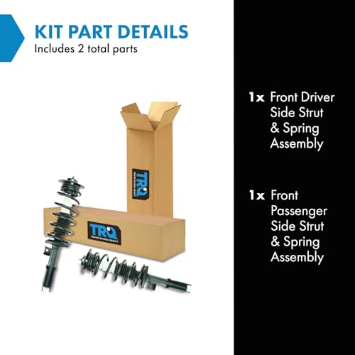 Image of TRQ Front Strut and Spring Assembly Set 2 Piece