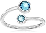 Alex and Ani Wrap Birth Month Adjustable Ring, March , Size 5-7