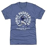 500 LEVEL Vinnie Pasquantino Men's Premium T-Shirt - Vinnie Pasquantino Kansas City Italian Nightmare WHT (Tri Royal, Large)