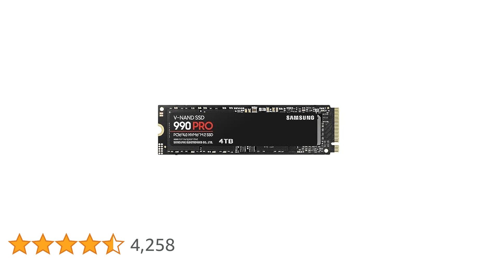 内蔵型SSD Samsung 990 PRO 4TB 4TB SSD - Ultra-Fast NVMe™ Storage - 990 PRO | Samsung US