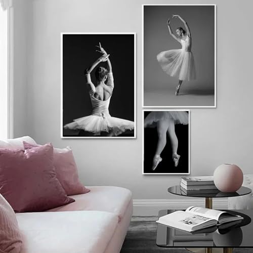 Toile de danseuse de ballet 70x100cm pour decoration de salon moderne