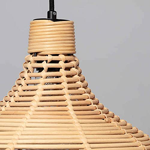 LEDKIA LIGHTING Suspension Bambou Longnan Naturel E27