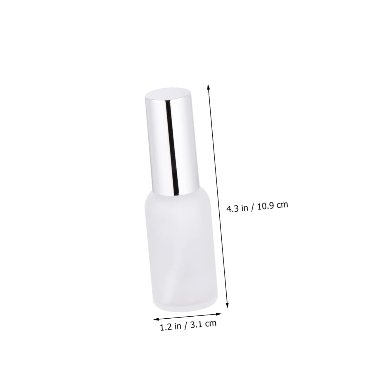 9 Stück Unterverpackungsflasche aus Glas für Ätherisches Öl 30 ml Sprühflasche mit Druckpumpe Weiß zum Nachfüllen