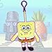 Bioworld Nickelodeon Spongebob Squarepants Sea Sponge Plush Character Dangle Clip-On Hook Keychain
