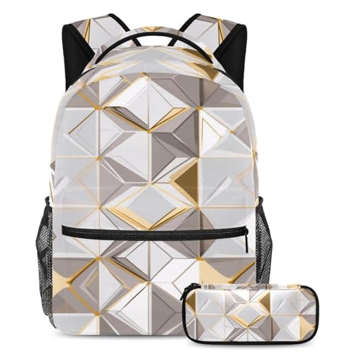 Sac à dos garçon et fille à motif carré pour soulager le dos des élèves