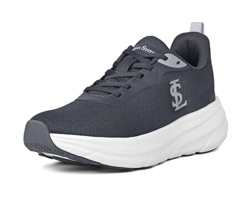 Image of LOUIS STITCH Men's Lightweight Athleisure Sport Shoes | Ultra Cushioned Sole | Casual Lace-Up Sneaker and Athleisure Wear | Perfect for Casual, Gym & Travel Wear | LS-AT-FS02