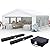 Quictent 20x20ft Party Tent Outdoor Wedding Event Shelters Heavy Duty Upgraded Galvanized Canopy with Large White Roof, Removable Sidewalls & 3 Storage Bags