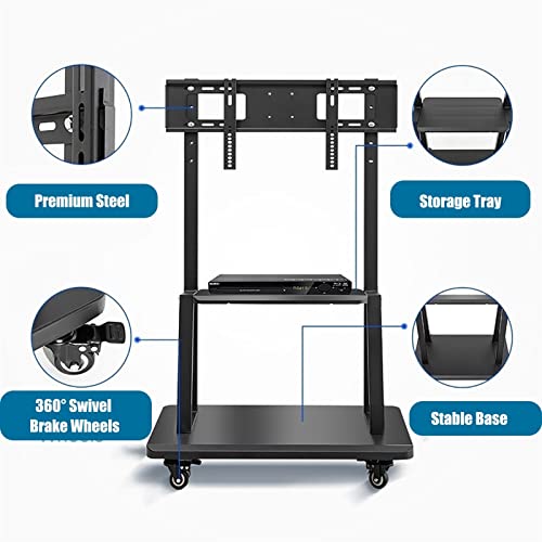 Soporte universal para TV con ruedas y almacenamiento miniatura 3