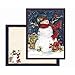 LANG - "Snowman Scarf", Boxed Christmas Cards, Artwork by Susan Winget" - 18 Cards, 19 envelopes - 5.375" x 6.875"