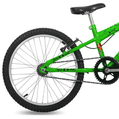 Bicicleta Mormaii Aro 20 MTB Aço Carbono Top Lip Verde