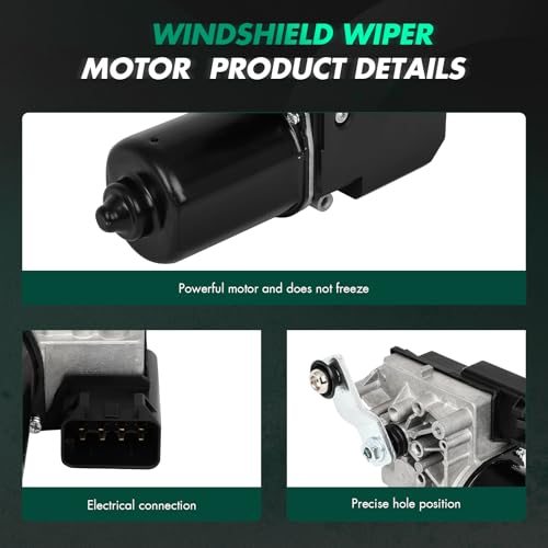 Image of SCITOO Front Windshield Wiper Motor Replacement 2001-2003 for Oldsmobile for Aurora,2000-2005 for Pontiac for Bonneville Replace 12463070, 12487617
