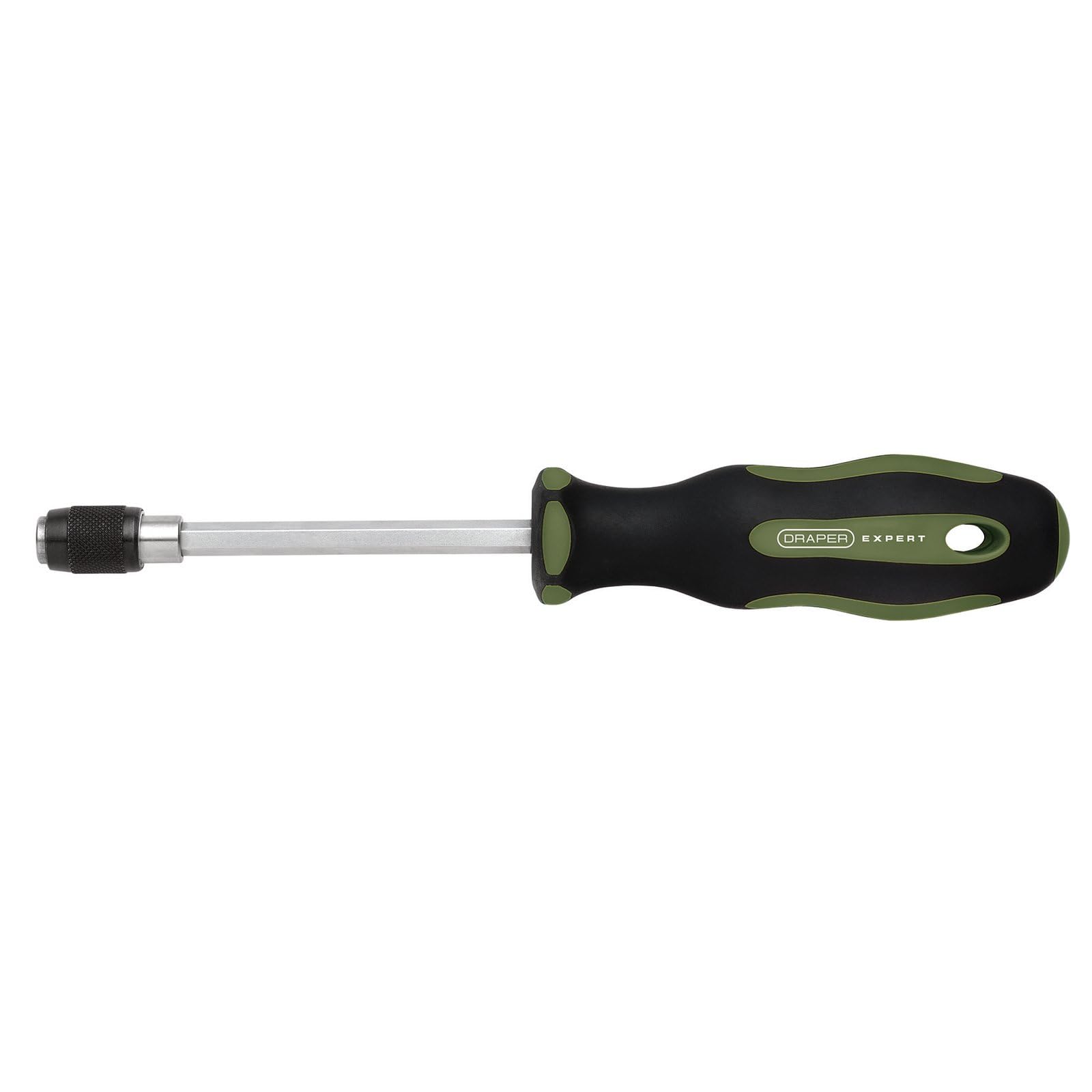 Draper Expert 23656 Quick Release Bit Driver, 1/4" Hex, Green and Black - Image 2