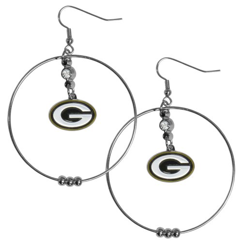 Image of NFL 2-Inch Hoop Earrings