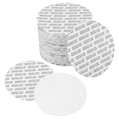 Joints adhésifs 66 mm PATIKIL de 80 pièces pour operculer les couvercles en verre
