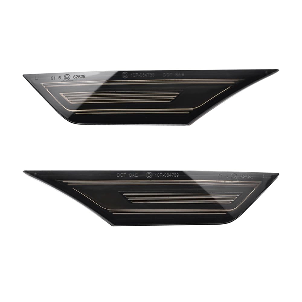Set di indicatori di direzione laterali LED - compatibile con Honda Civic X 2016-2022 - Grigio - incl. luci dinamiche & luce di posizione