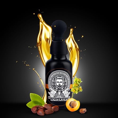 Image of Whiskers Power Beard Oil|For Patchy & Uneven Beard|Argan & Jojoba Oil|Nourishes for Longer and Thicker Beard Hair|Vitamin E| Enriched with Apricot Oil|30ml