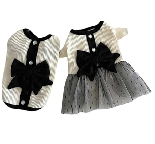 犬服 春 夏 ドッグウェア ワンピース ドレス ベスト リボン付き 小中型犬 猫服 犬の服 袖なし 涼しい おしゃれ 抜け毛防止 お散歩ウェア トイプードル チワワ マルチーズ かわいい 大きめ