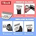 TRAH 7FW Detachable Pet Grooming Blades Dog Grooming Wide Blade Compatible with Andis Dog Clippers,Most A5, KM Series Clippers,Detachable Ceramic Blade,Size-7FW, 1/8-Inch Cut Length (3.2mm)